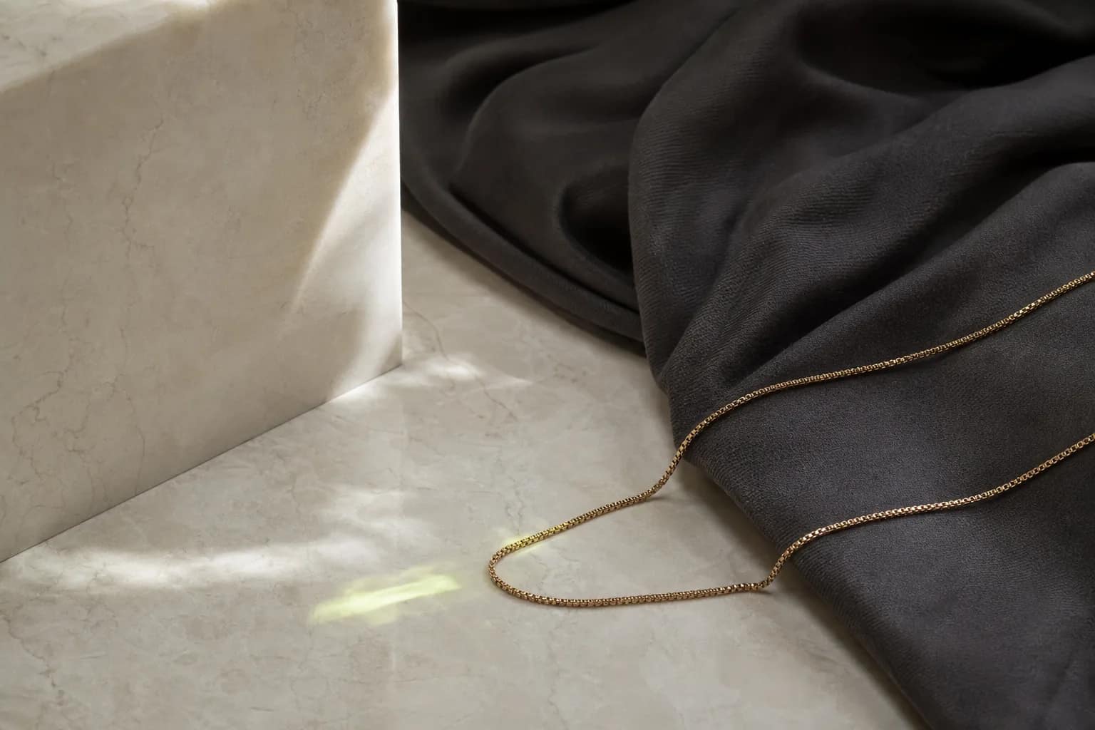 Minimal product still life with soft natural light