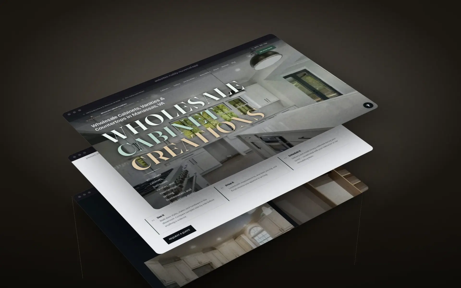 Wholesale Cabinet Creations — Corporate web