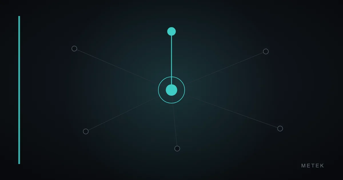 Abstract cover for an article about AI agents in small businesses