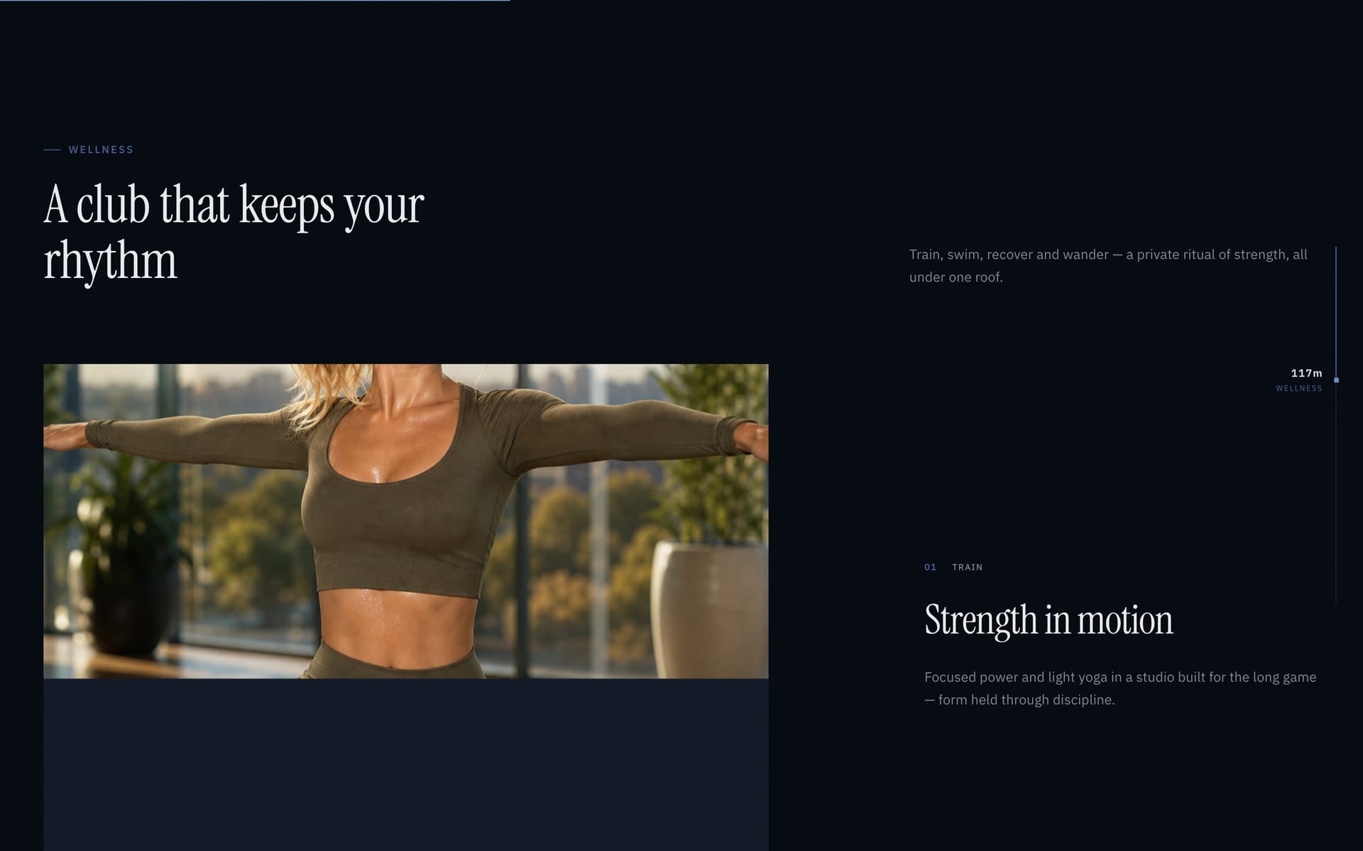 Social club spaces and shared lifestyle program section