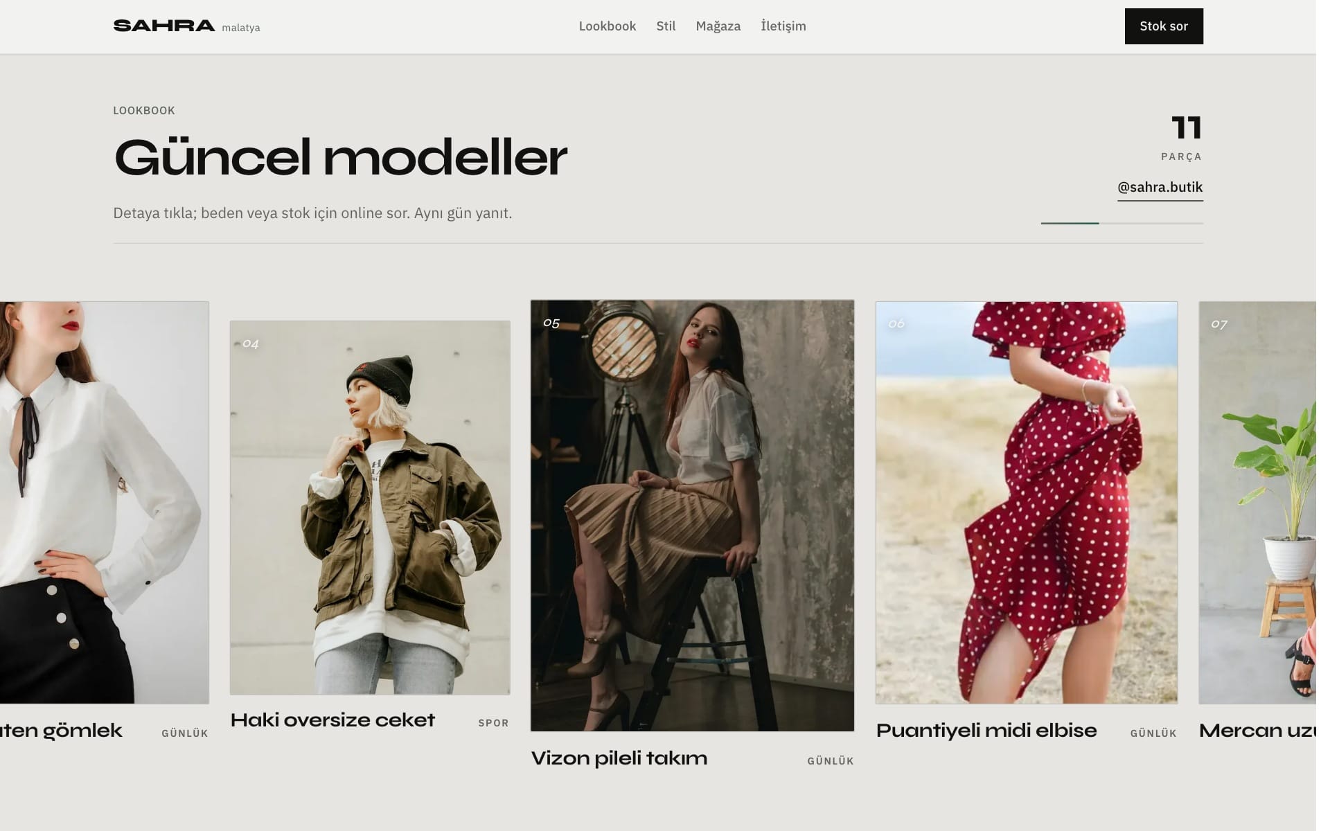 Scroll discovery section with pin scroll layout